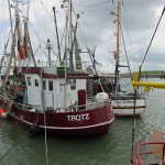 Krabbenkutter "Trotz" im Außenhafen Hooksiel